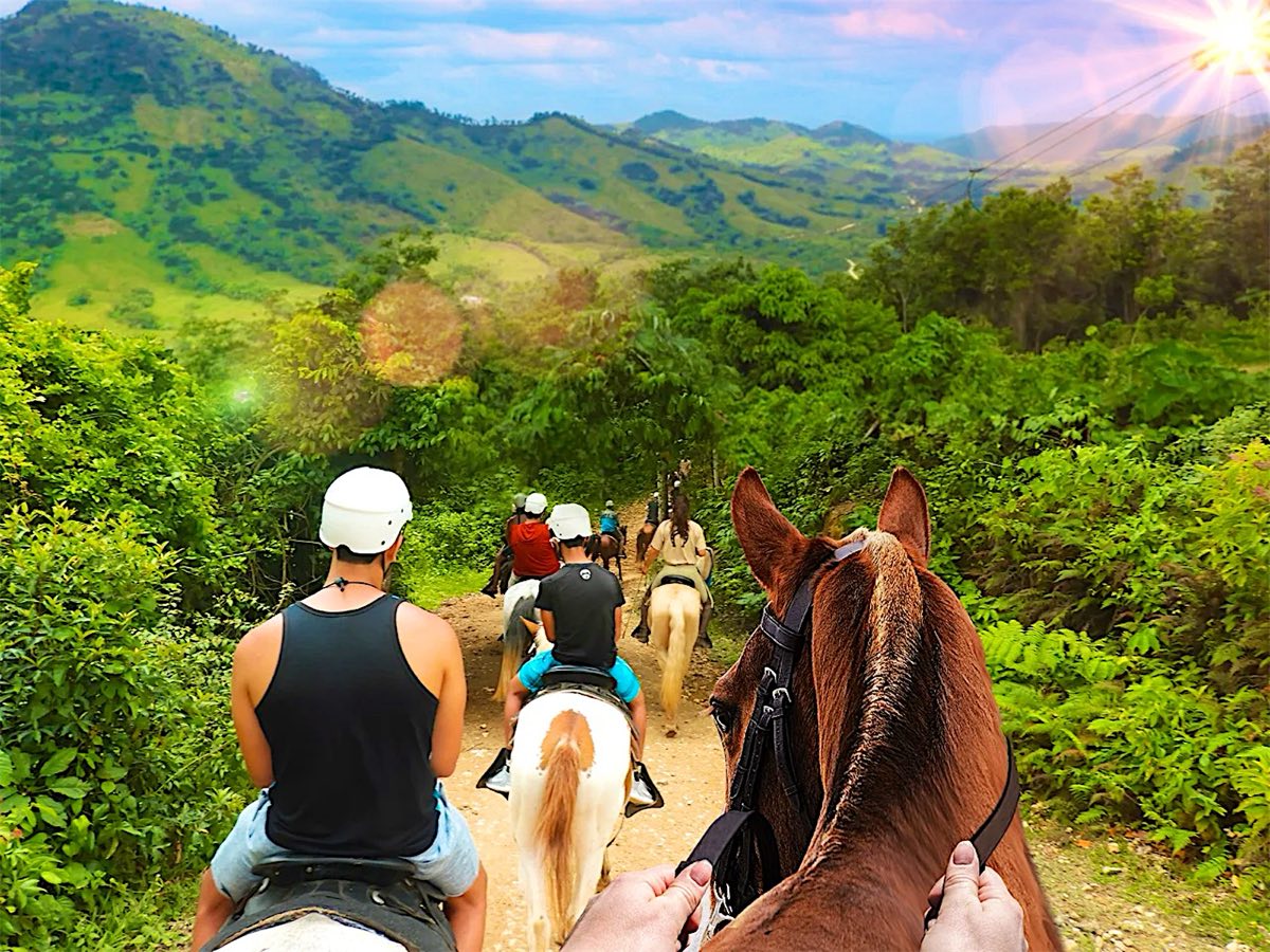 Horseback riding at Hacienda Park
