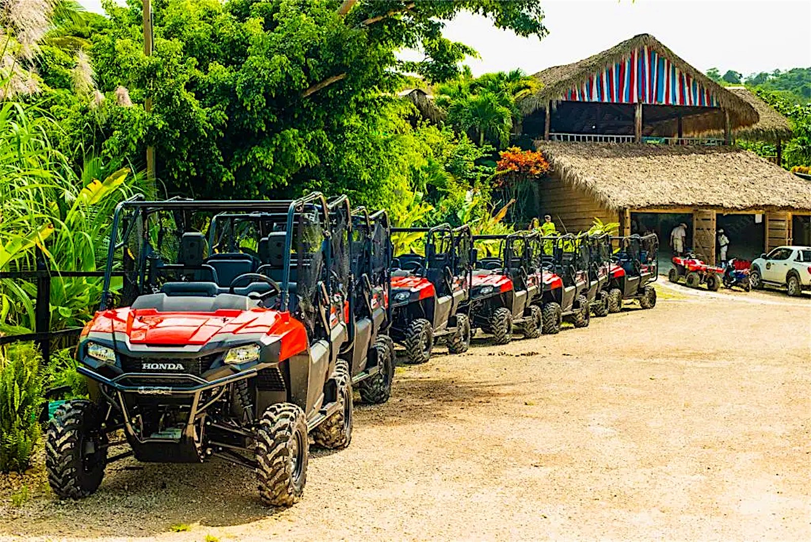 Polaris RZR on the trail