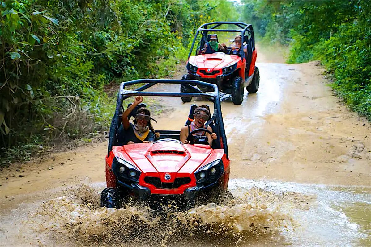 Off-road vehicles in the countryside