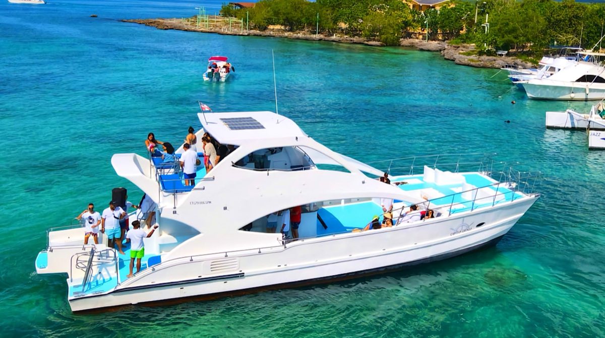 Private boat at Saona Island